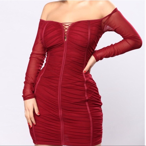 Dresses & Skirts - Fashion Nova Laura Mesh Dress